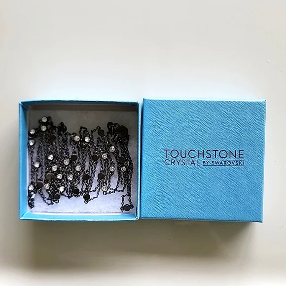 Touchstone Crystal Timeless Treasure necklace Silver Ox - Picture 5 of 5